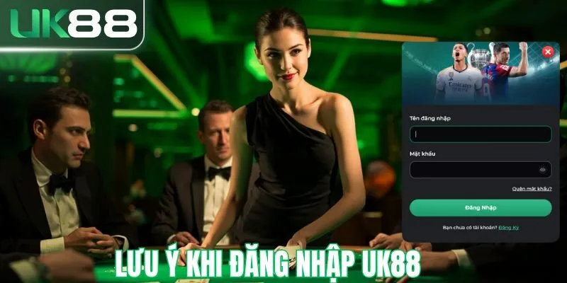 Lưu ý khi đăng nhập tài UK88