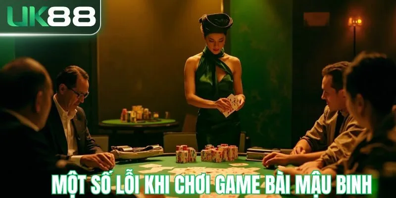 Một số lỗi khi chơi bài mậu binh