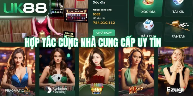 Hợp tác cùng các nhà cung cấp uy tín