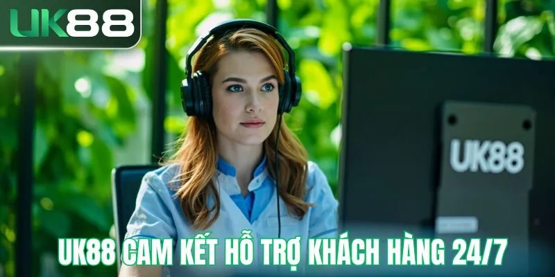 UK88 cam kết hỗ trợ khách hàng 24/7