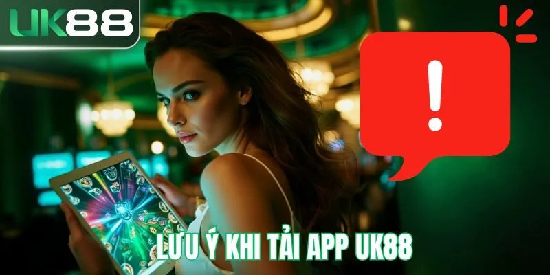Lưu ý khi thực hiện tải app UK88